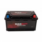 SKANBATT Premium Lithium - 12V 100Ah 100A BMS - 359x178x188mm - Bluetooth - Heat - 8 Års garanti - Bobil thumbnail