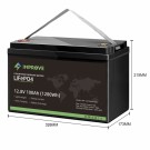 IMPROVE Lithium Batteri 12V 100Ah (LiFePO4) BMS 100A. thumbnail