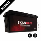 SKANBATT Premium Lithium - 12V 200Ah 200A BMS - 502x187x242mm - Bluetooth - Heat - 8 Års garanti thumbnail