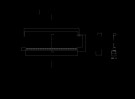 OZZ LP1 Fjernlys LED-bar m/skiltholder, Farge: Sort thumbnail