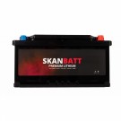 SKANBATT Premium Lithium - 12V 100Ah 100A BMS - 359x178x188mm - Bluetooth - Heat - 8 Års garanti - Bobil thumbnail