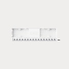 OZZ LP1 Fjernlys LED-bar m/skiltholder Farge: Hvit thumbnail