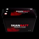 SKANBATT Premium Lithium - 12V 325Ah 200A BMS - 345x190x245mm - Bluetooth - Heat - 8 Års garanti thumbnail