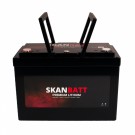 SKANBATT Premium Lithium - 24V 50Ah 50A BMS - 307x172x215mm - Bluetooth - Heat - 8 Års garanti thumbnail