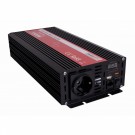 SKANBATT Inverter 12V 1500W Ren Sinus med Kablet Fjernkontroll thumbnail