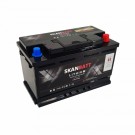 SKANBATT Lithium Start- og forbruksbatteri 12V 60Ah 900CA - Bluetooth. thumbnail