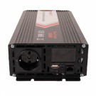 SKANBATT Inverter 12V 1500W Ren Sinus m/Trådløs Fjernkontroll 342x157x70mm thumbnail