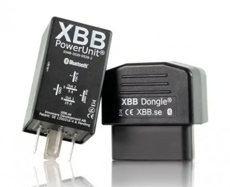 XBB Dongle og XBB PowerUnit. Perfekt til ekstralys. Trådløst. Gir deg et nytt styrestrømsignal