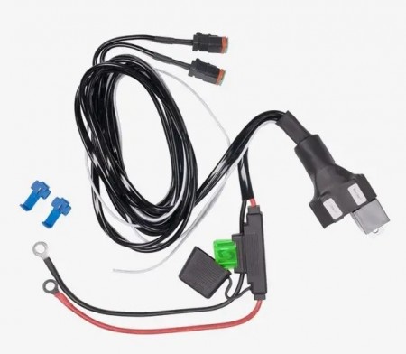 Ledningssett med rele for XBB Dualrelay 12V DT-2