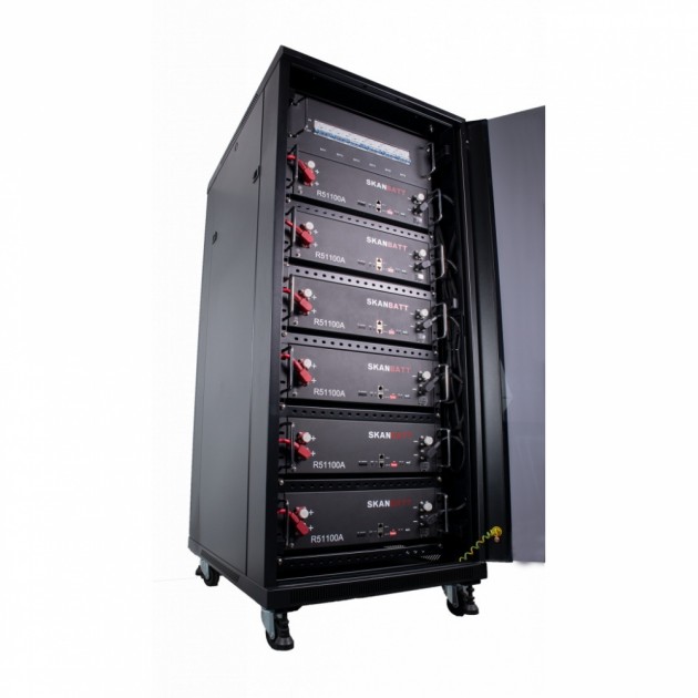SKANBATT ESS Rack 48V 30,72kWt - LiFePO4 - HEAT | Motorsupply as