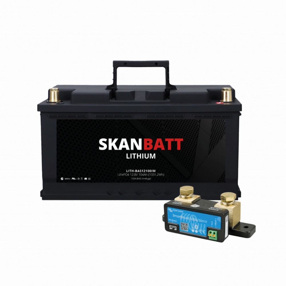 LITH-BAS12100IM er et glimrende lithium batteri som er beregnet til forbruk i bobil, båt, hytte, camping eller andre strømkrevende applikasjoner.