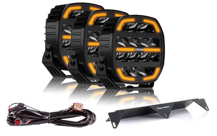  Med kombinert lysbilde er den ideell for montering på kjøretøy der størrelse er en faktor – uten å ofre ytelse. posisjonslyset gir ekstra synlighet og en karakteristisk signatur.