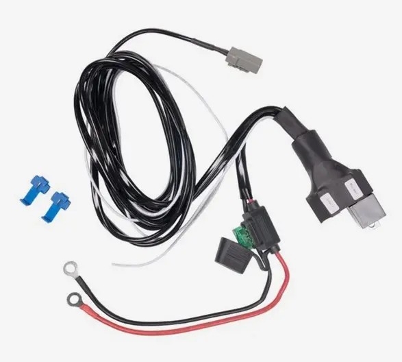 Ledningsats for installasjon av ekstralys for CAN-bus-styrte biler ved bruk av XBB releet.