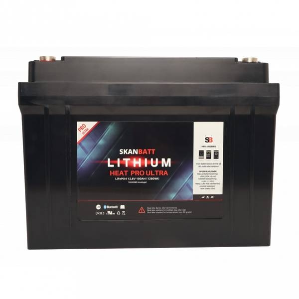 ULTRA serien fra Skanbatt er et av de aller beste lithiumbatteriene på markedet i dag. Batteriet er produsert og utviklet med tanke på bruk i Norden, og det fungerer optimalt uansett temperatur og årstid.