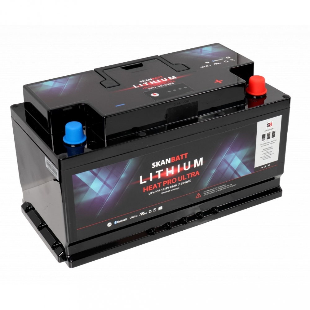 ULTRA serien fra Skanbatt er et av de aller beste lithiumbatteriene på markedet i dag. Batteriet er produsert og utviklet med tanke på bruk i Norden, og det fungerer optimalt uansett temperatur og årstid.