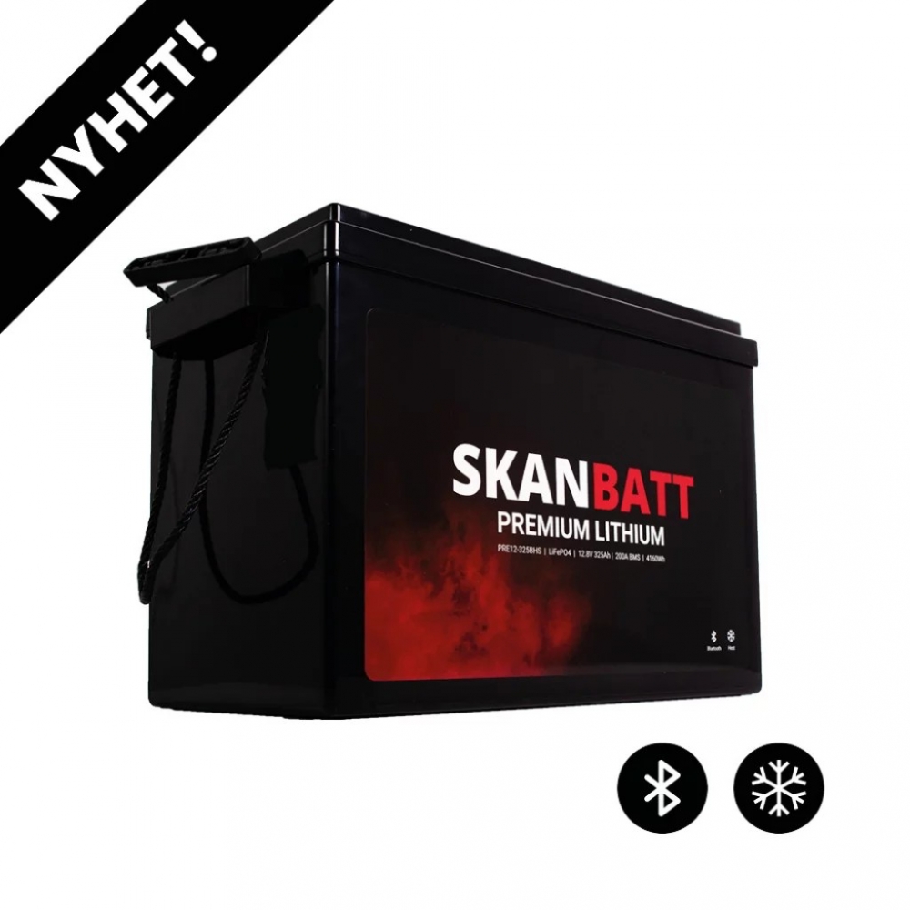 Skanbatt PREMIUM gir høy brukbar kapasitet per volumenhet – til en brøkdel av vekten av bly. En fremtidsrettet investering med høy ytelse og lang levetid.
