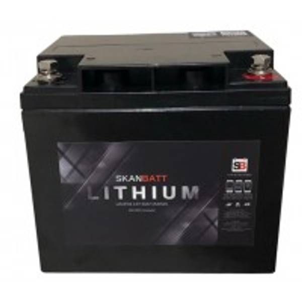 Med Skanbatt lithium batterier reduserer du vekten ca 75% sammenlignet med blybatterier, størrelsen er ca 50% av vanlige batterier, og de har en levetid som er inntil fem ganger lengre.